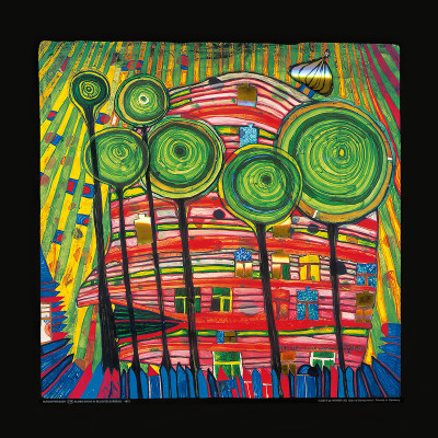 Te rośliny rosną w ukochanych ogrodach autorstwa Friedensreich Hundertwasser